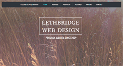 Desktop Screenshot of lethbridgewebdesign.ca